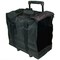 Jewelry Display Carrying Case Rolling With 8 White Plastic Trays and Displays